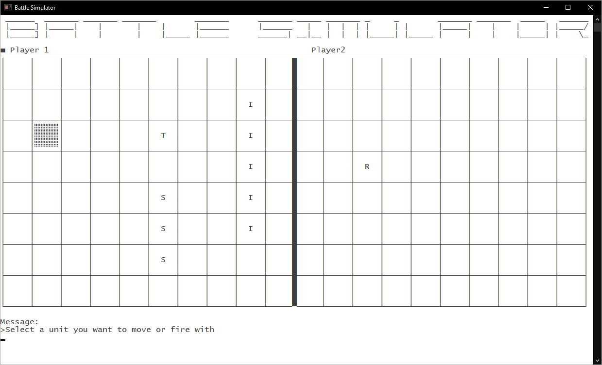 Screenshot of BattleSimulator